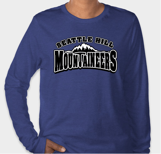 Show your Mighty Mountaineer Spirit with some awesome gear! Fundraiser - unisex shirt design - front