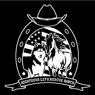 The Righteous Life Rescue Ranch Fundraiser shirt design - zoomed