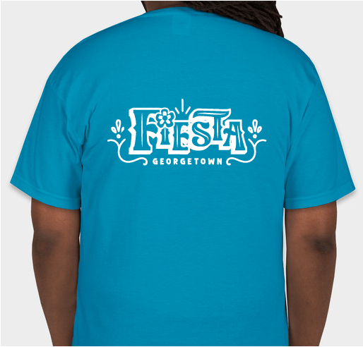 FIESTA GEORGETOWN Fundraiser - unisex shirt design - back