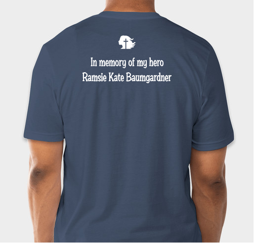 Funds to Help the group Sudden Impact in Ramsie Kate's Name Fundraiser - unisex shirt design - back