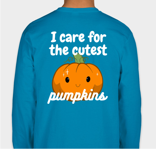 Child Life & Expressive Therapy Pumpkin Shirts Fundraiser - unisex shirt design - back