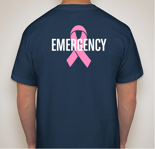 AED Breast Cancer Fundraiser Fundraiser - unisex shirt design - back