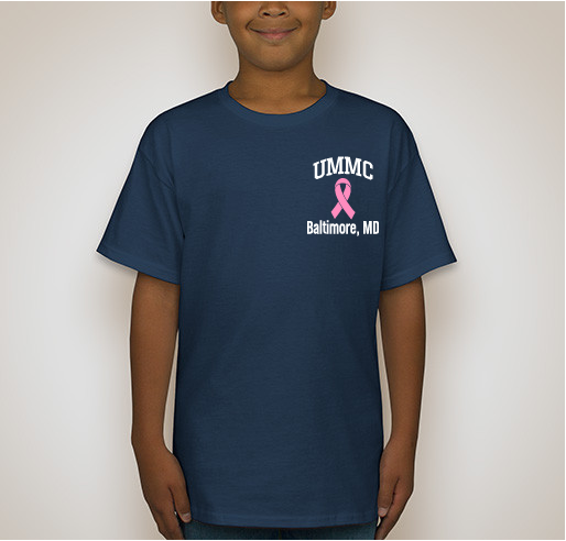 AED Breast Cancer Fundraiser shirt design - zoomed