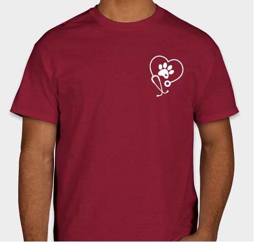 Vet tech Student Association fundraiser Fundraiser - unisex shirt design - front