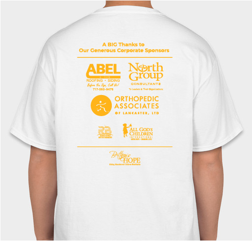 National Adoption Month T-Shirts Fundraiser - unisex shirt design - back