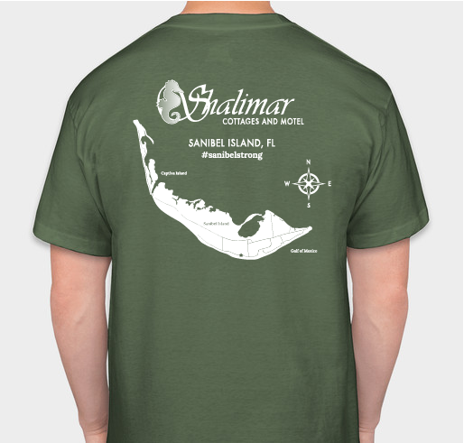 Help Rebuild Historic Shalimar Cottages & Motel, Sanibel Island Fundraiser - unisex shirt design - back