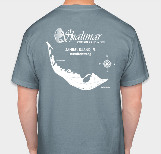 Help Rebuild Historic Shalimar Cottages & Motel, Sanibel Island Fundraiser - unisex shirt design - back