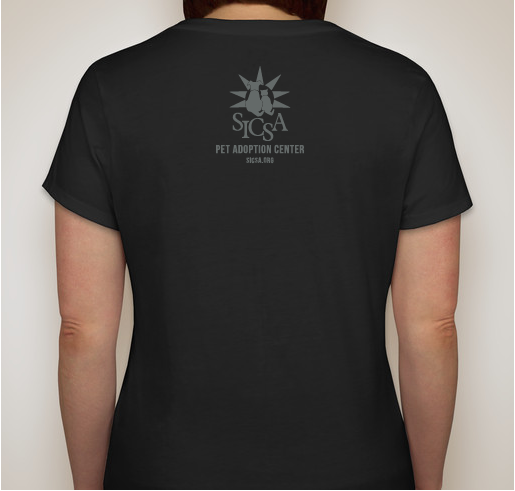 SICSA Take Me Home T-Shirt Fundraiser (Font in Silver Metallic) Fundraiser - unisex shirt design - back