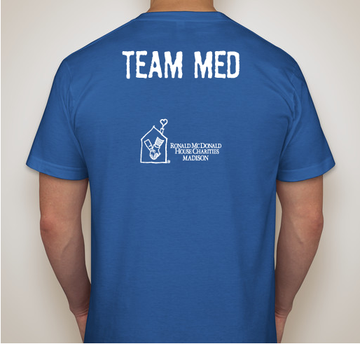 Dean's Cup 2015: University of Wisconsin Medical School Fundraiser - unisex shirt design - back