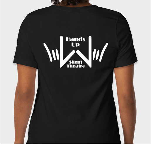 Hands Up Silent Theater Fundraiser - unisex shirt design - back