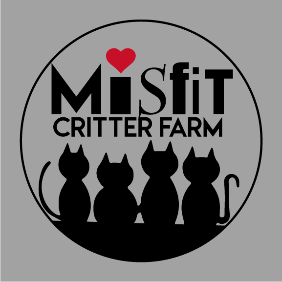 Misfit Critter Farm and Sanctuary shirt design - zoomed
