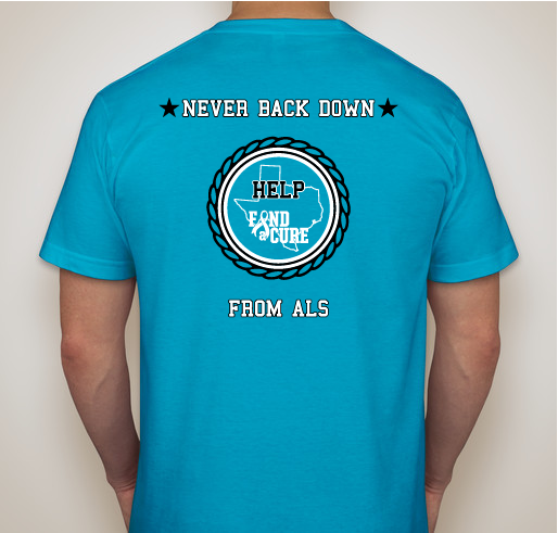 Worth Fighting-ALS Fundraiser - unisex shirt design - back