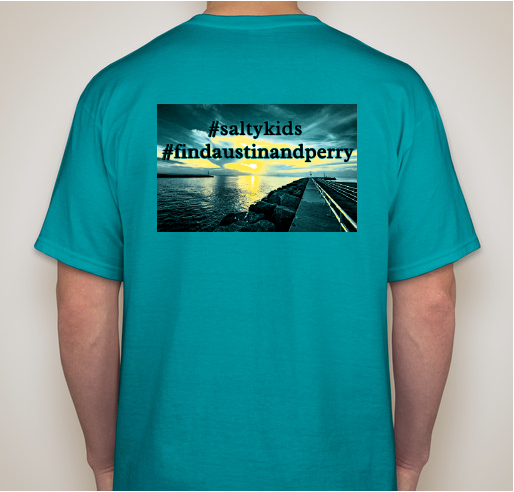 Find Austin & Perry!! Fundraiser - unisex shirt design - back