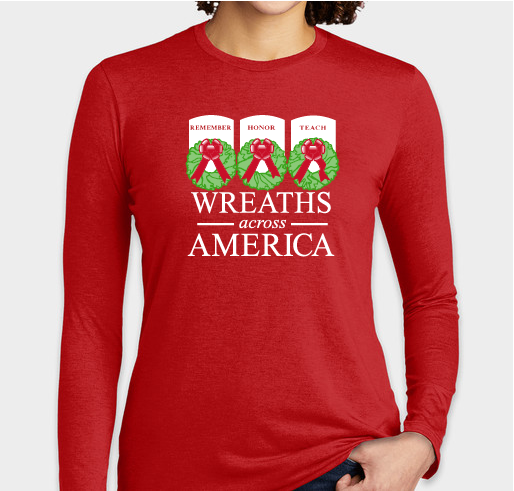 Wreaths Across America In Utah Fundraiser - unisex shirt design - front