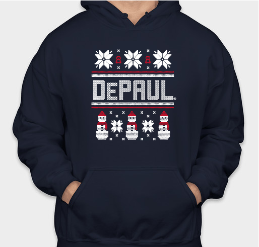DePaul Ugly Sweater Fundraiser - benefiting the DePaul Basic Needs Hub Fundraiser - unisex shirt design - front