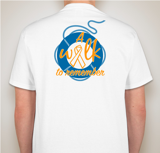 Team 33 - A Walk To Remember! Fundraiser - unisex shirt design - back