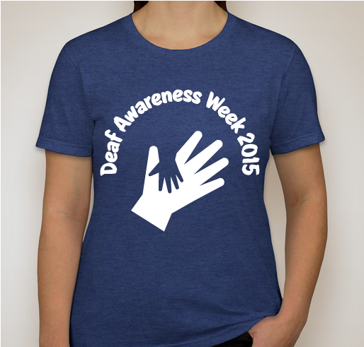 Lexington School for the Deaf - Deaf Awareness Week Fundraiser - unisex shirt design - front