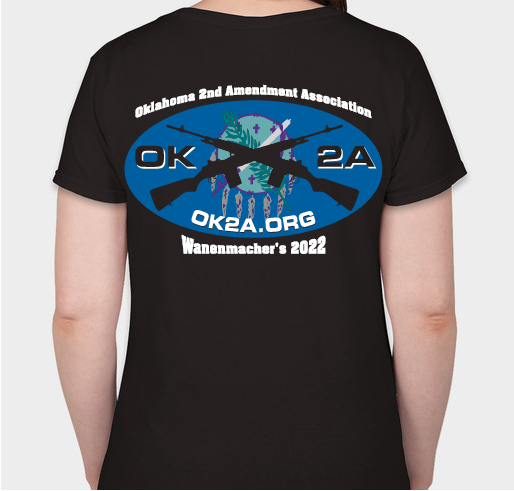 OK2A at Wanenmacher's 2022 Fundraiser - unisex shirt design - back