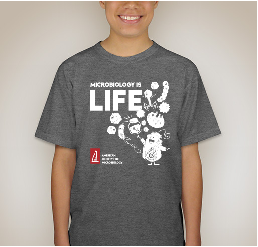 Support Future Leaders in Microbiology Fundraiser - unisex shirt design - back