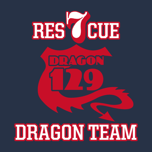 #DragonLivesMatterRescueSquadTeam shirt design - zoomed