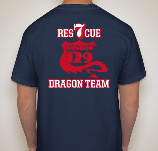 #DragonLivesMatterRescueSquadTeam Fundraiser - unisex shirt design - back