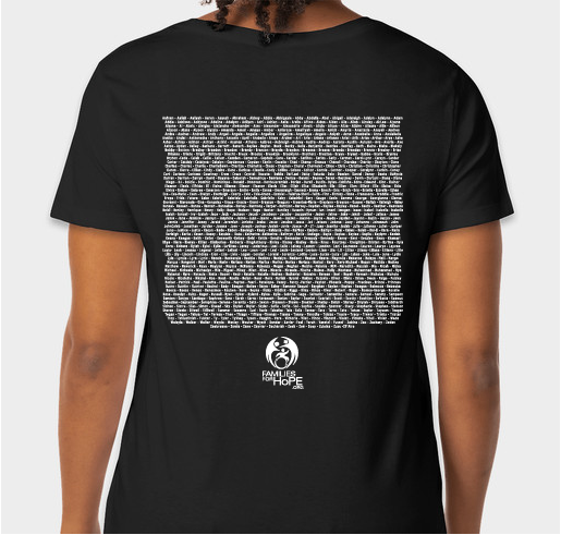 Love HPE Fundraiser - unisex shirt design - back
