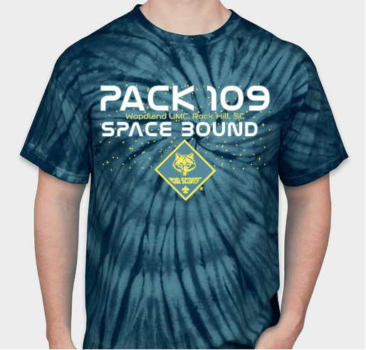 Pack 109 Bound for Nasa Shirts Fundraiser - unisex shirt design - front