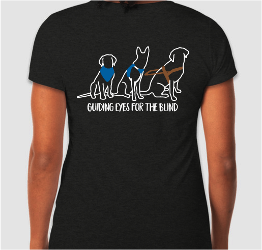 Labrador & GSD Guiding Eyes for the Blind Montgomery Region Fundraiser - unisex shirt design - back