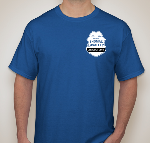 Support the Memory of Officer Thomas LaValley Fundraiser - unisex shirt design - small