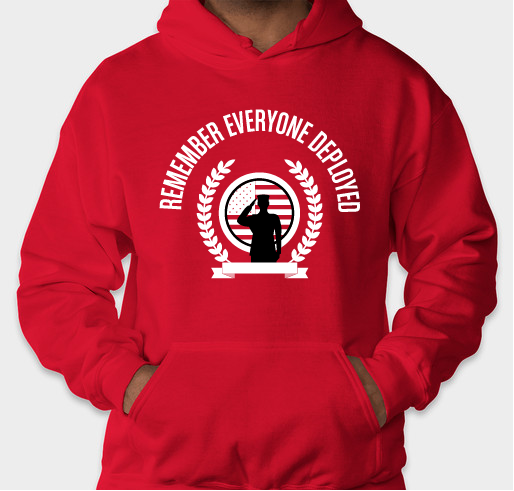 Remember Everyone Deployed (Nation-Wide) Fundraiser - unisex shirt design - front