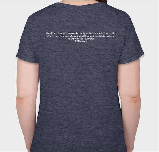 Iyengar Yoga Association Los Angeles (IYALA) Fundraiser - unisex shirt design - back
