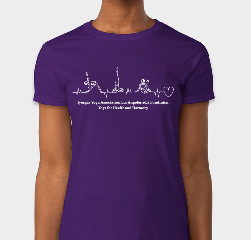 Iyengar Yoga Association Los Angeles (IYALA) Fundraiser - unisex shirt design - front