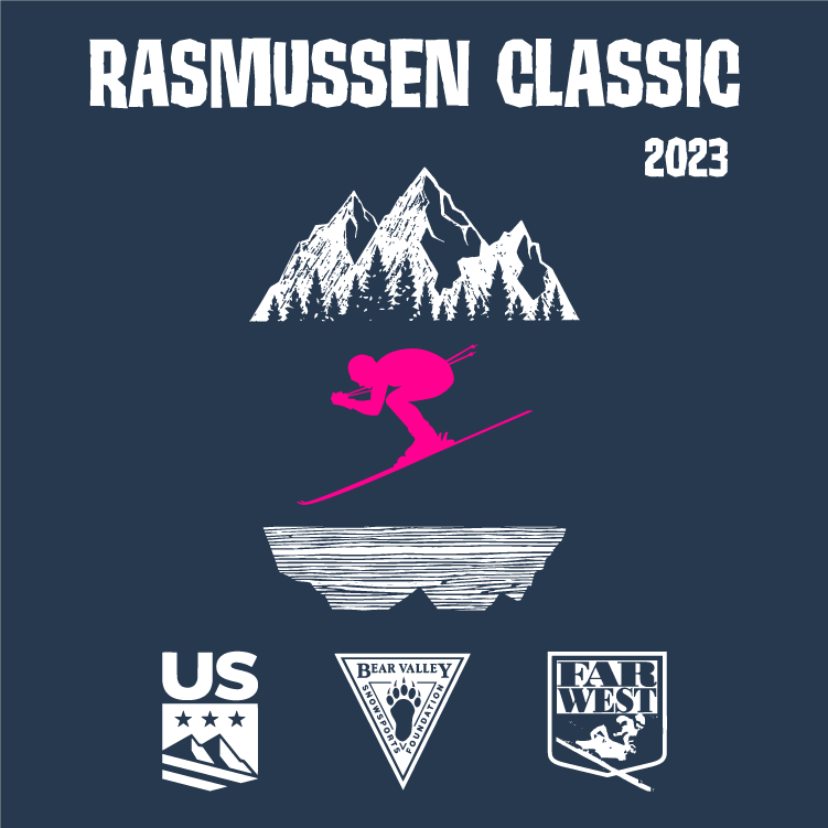 Rasmussen Classic Ski Race 2023 shirt design - zoomed