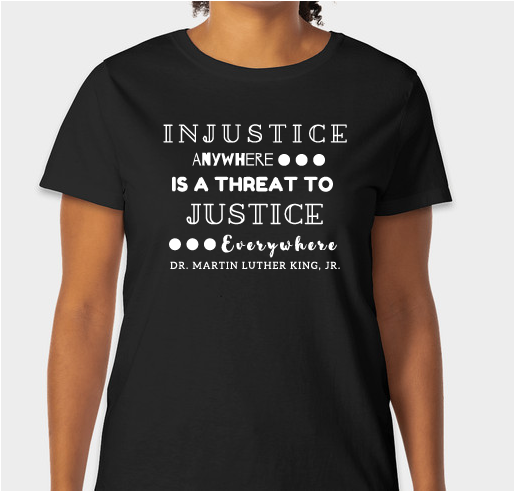 The NETWork BICP MLK T-shirt Fundraiser - unisex shirt design - front