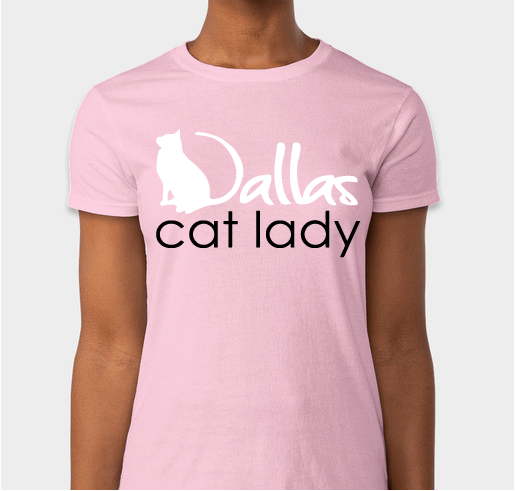 Dallas Cat Lady 2022 Back in Black Fundraiser - unisex shirt design - front