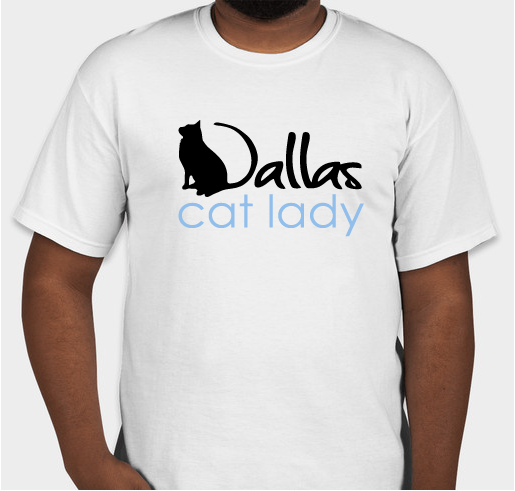 Dallas Cat Lady 2022 Back in Black Fundraiser - unisex shirt design - front
