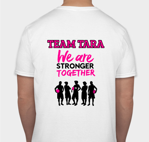 TEAM TARA #32 Fundraiser - unisex shirt design - back