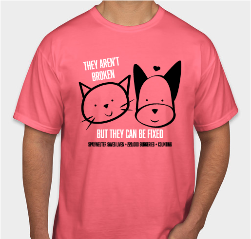 Pets Alive NOT Broken Fundraiser! Fundraiser - unisex shirt design - front