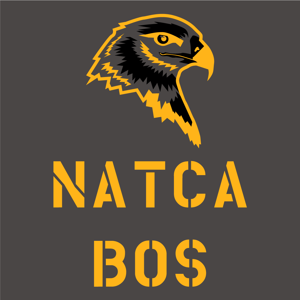 BOS NATCA t-shirts to benefit NATCA charitable shirt design - zoomed