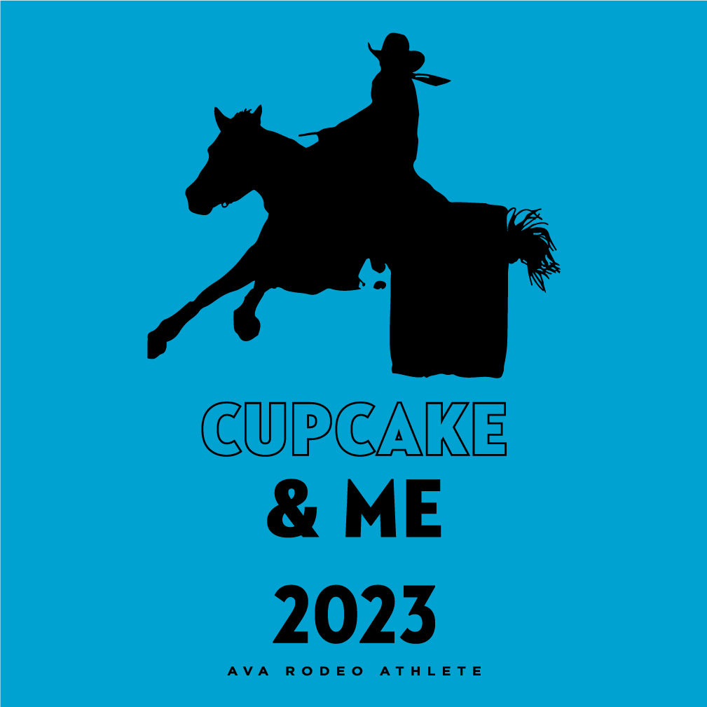 Cupcake & Me, 2023 shirt design - zoomed
