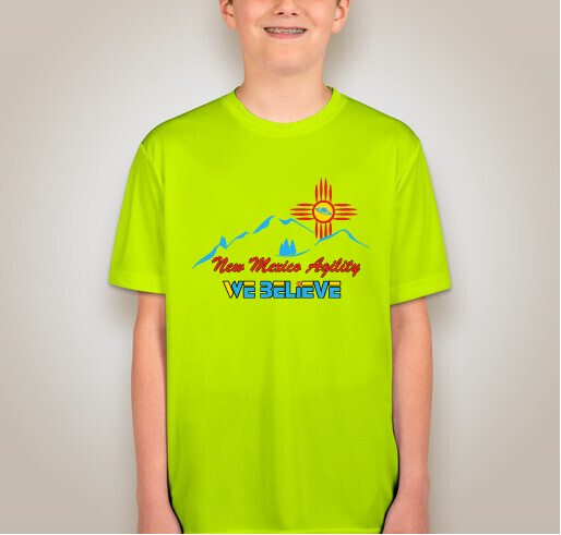 New NM Agility Shirt - Let's Help Sandra! Fundraiser - unisex shirt design - back