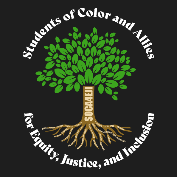 Fundraiser to Support the Students of Color and Allies for Equity, Justice, and Inclusion at RMHS shirt design - zoomed