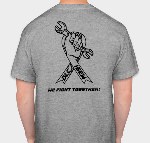 Transportation Cancer Battle Fundraiser - unisex shirt design - back