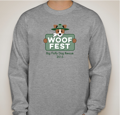 Woof Fest 2015 Fundraiser - unisex shirt design - front