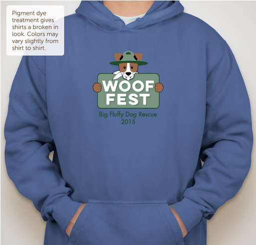 Woof Fest 2015 Fundraiser - unisex shirt design - front