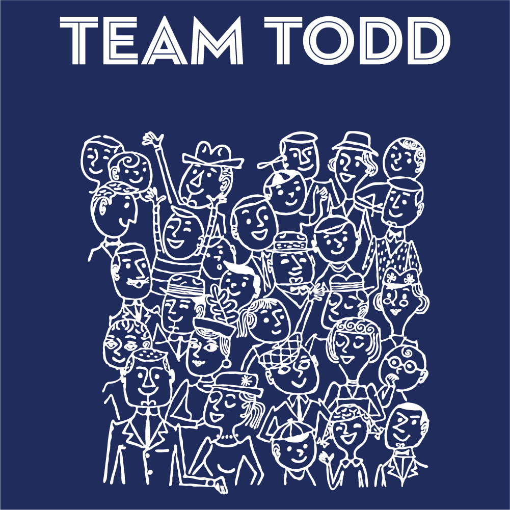 Team Todd shirt design - zoomed