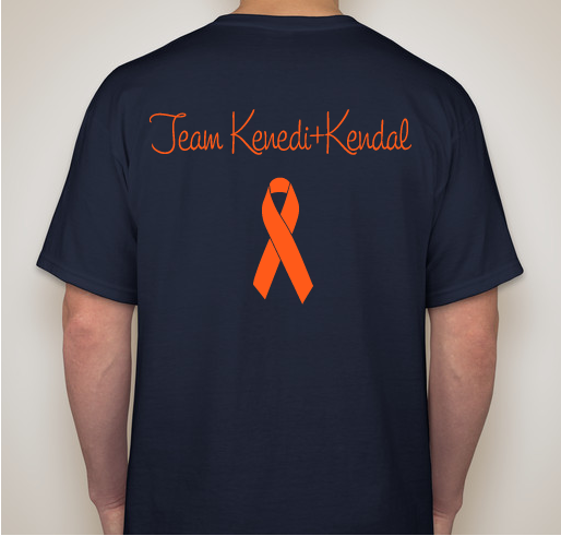 Kenedi & Kendal - Fight like a girl! Fundraiser - unisex shirt design - back