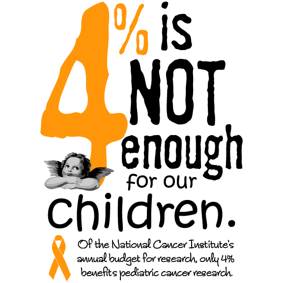Four Percent is NOT Enough for our Children! shirt design - zoomed