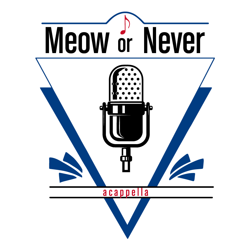 Meow Or Never A Cappella T-Shirt Fundraiser shirt design - zoomed