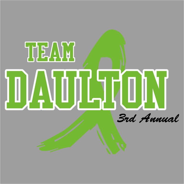 Team Daulton's Annual CHOP Walk shirt design - zoomed